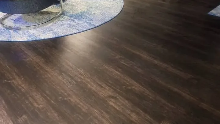 Lounge floor after cleaning in Indianapolis
