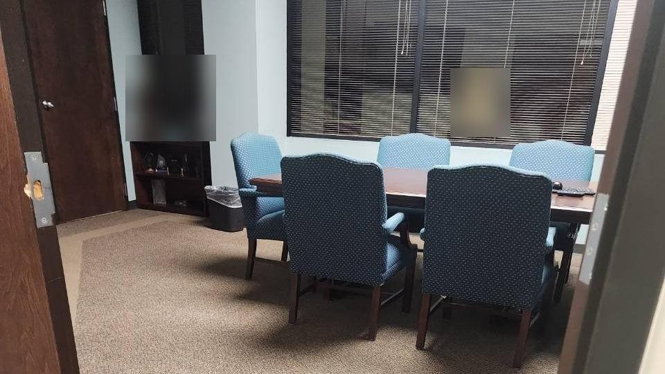 Conference room after a Chow visit