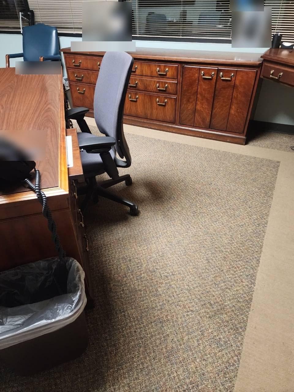 Private office after cleaning