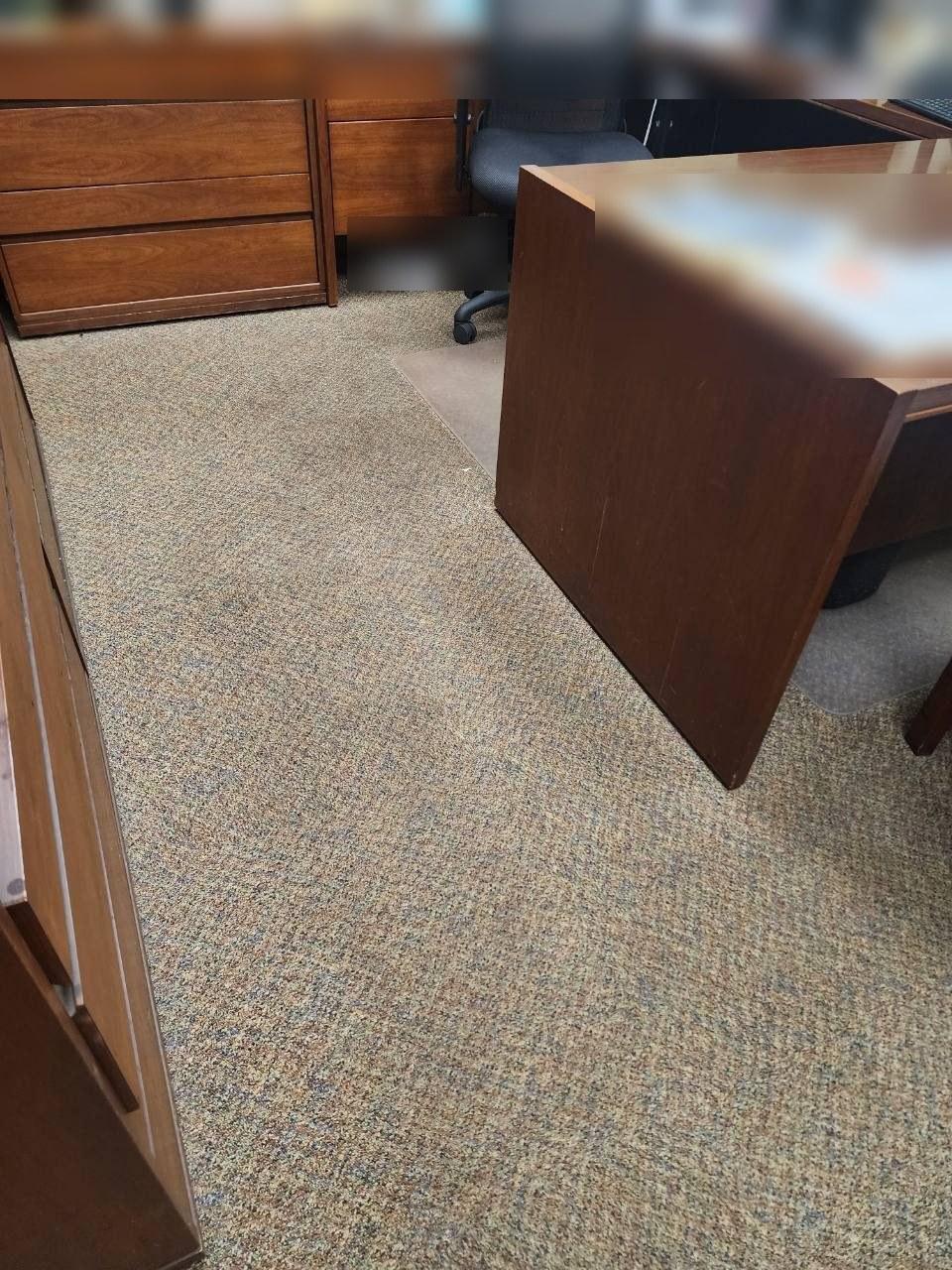 Private office before cleaning